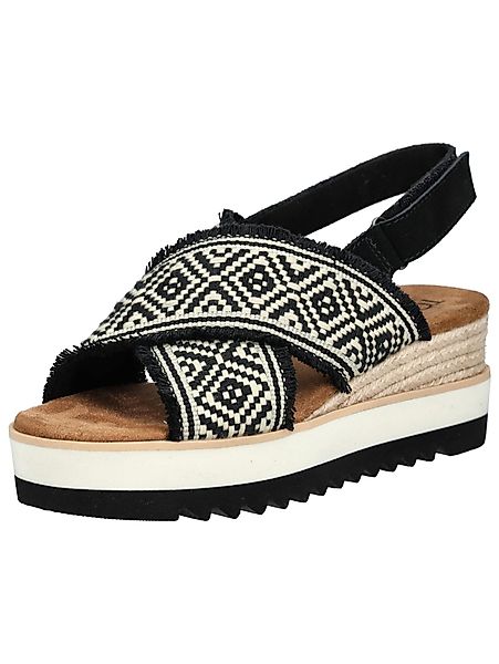 TOMS Sandalen Textil Keilsandalette günstig online kaufen