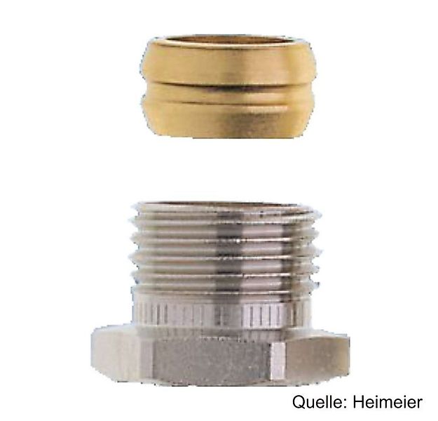 IMI Heimeier Heizkörper HEIMEIER Klemmverschraubung für Cu- u. Stahlrohr 15 günstig online kaufen