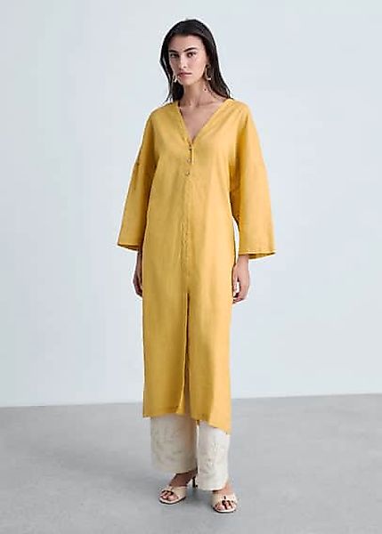 Oversize Leinenkleid günstig online kaufen