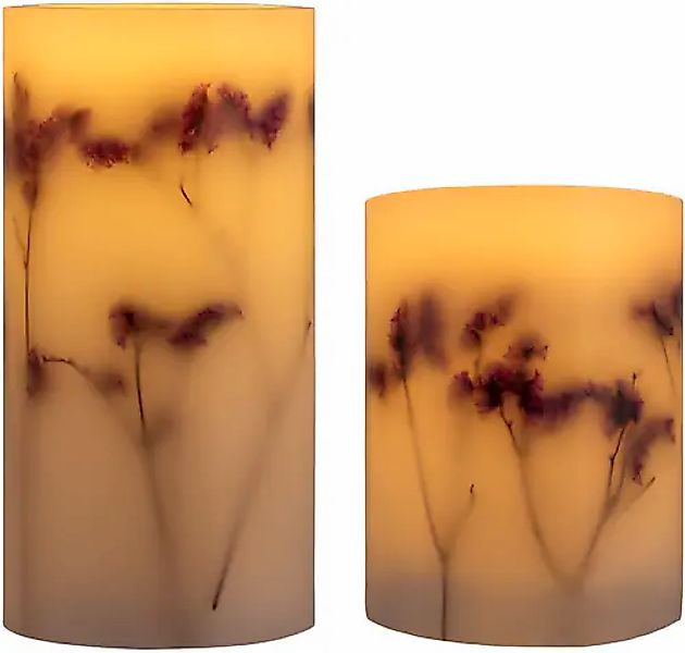 Pauleen LED Dekolicht »LED-Kerze Shiny Bloom, 2er Set« 2 Stk. Wachskerze, m günstig online kaufen