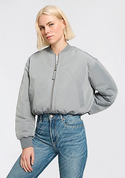 BOSS ORANGE Bomberjacke "Paddana Premium Damenmode", im Wende-Design, Logo- günstig online kaufen