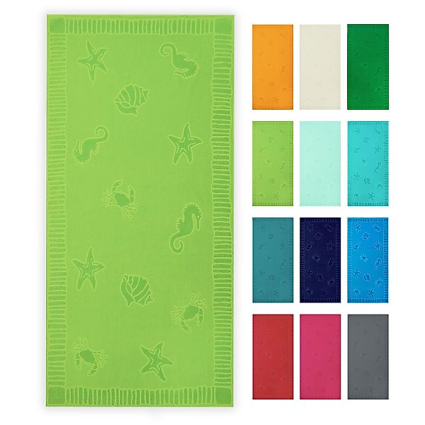 ZOLLNER Strandtuch, Frottier (1-St), 100 x günstig online kaufen