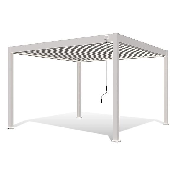Weide Pergola Deluxe Pavillon Terrassenüberdachung Aluminium günstig online kaufen
