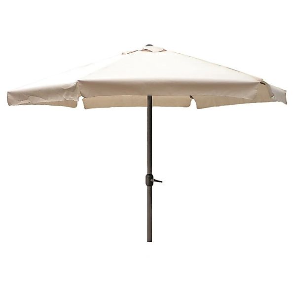 Lex XL Alu Sonnenschirm Ø 3m Kurbelschirm Gartenschirm Marktschirm Krempe B günstig online kaufen