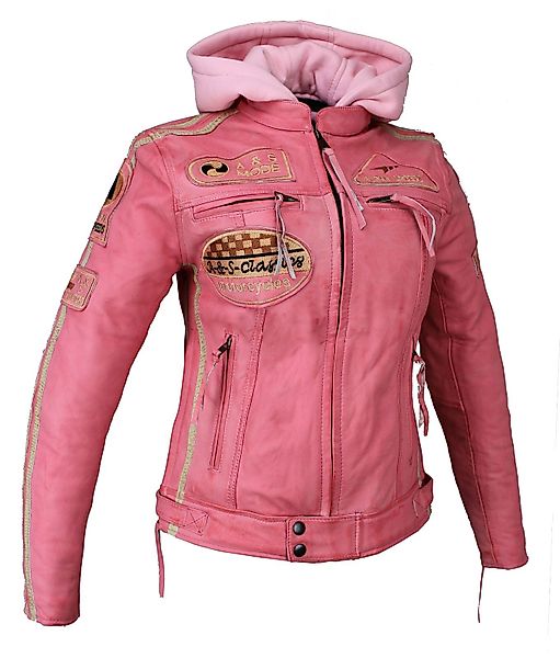 Alpha Speeds Lederjacke Damen Motorrad Leder günstig online kaufen