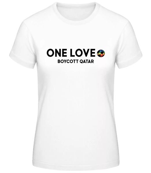 One Love Boycott Qatar · Frauen Basic T-Shirt günstig online kaufen
