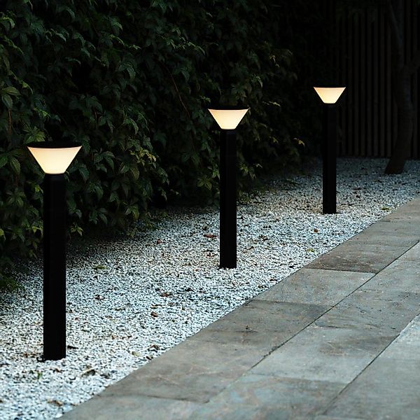 Wegeleuchte Noorstad in Schwarz E27 IP44 günstig online kaufen