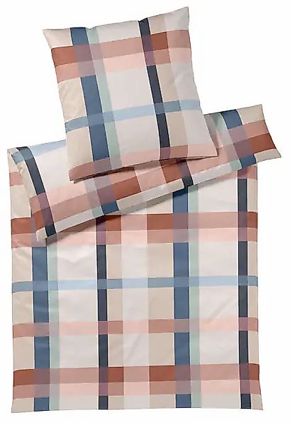 Elegante Bettwäsche »carree« 2 Stk. tlg. angenehmes Hautgefühl günstig online kaufen