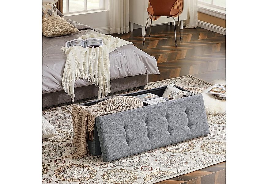 Zedelmaier Sitzbank 114cm mit Stauraum, Sitztruhe,faltbar Aufbewahrungsbox, günstig online kaufen