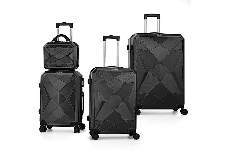 oyajia Kofferset Kofferset 4-teilig mit Handwaage aus Robustem ABS, 12/20/2 günstig online kaufen