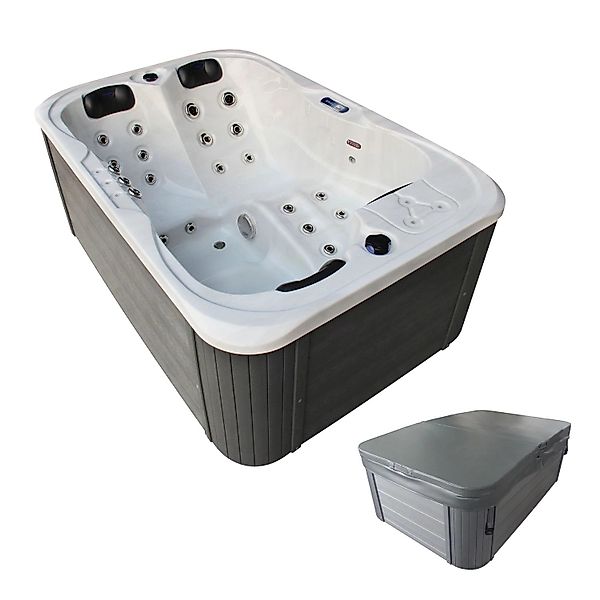 Tronitechnik Outdoor Whirlpool Spa Tino Pro Mit Isolierung Weiss Silber Mar günstig online kaufen