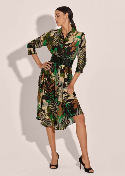 MADELEINE Maxikleid Bedrucktes Kleid mit Rocktaschen günstig online kaufen