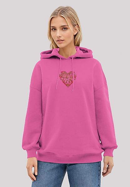 F4NT4STIC Kapuzenpullover "Blumen Herz bestickt" bestickt, Premium Qualität günstig online kaufen
