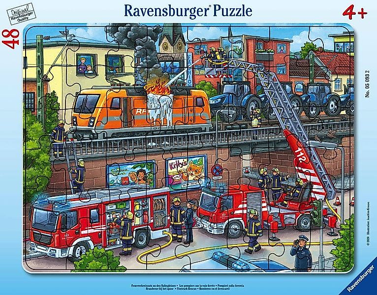 Ravensburger Puzzle 48 Teile Puzzle Feuerwehreinsatz günstig online kaufen