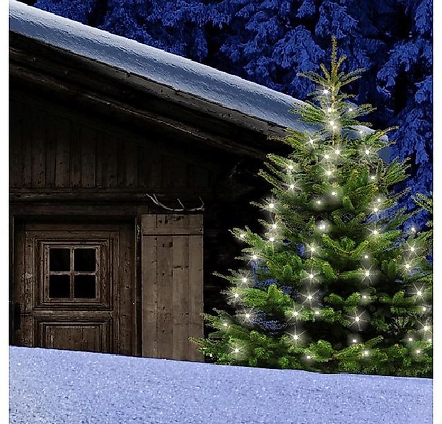 FHS LED-Baummantel 31169 LED Baumvorhang Lichterkette 160er warmweiß günstig online kaufen