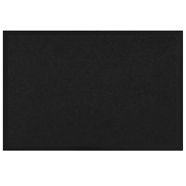 vidaXL Fußmatte Schwarz 120 x 80 x 1,2 cm Teddystoff 42013439 günstig online kaufen