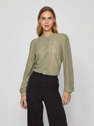 Vila Blusenshirt VICHIKKA LACE L/S SHIRT- günstig online kaufen