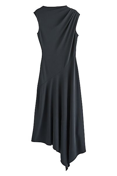 Next Midikleid Kurzärmliges Midikleid mit asymmetrischem günstig online kaufen