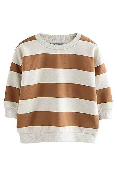 Next Sweater Gestreiftes Rundhals-Sweatshirt (1-tlg) günstig online kaufen