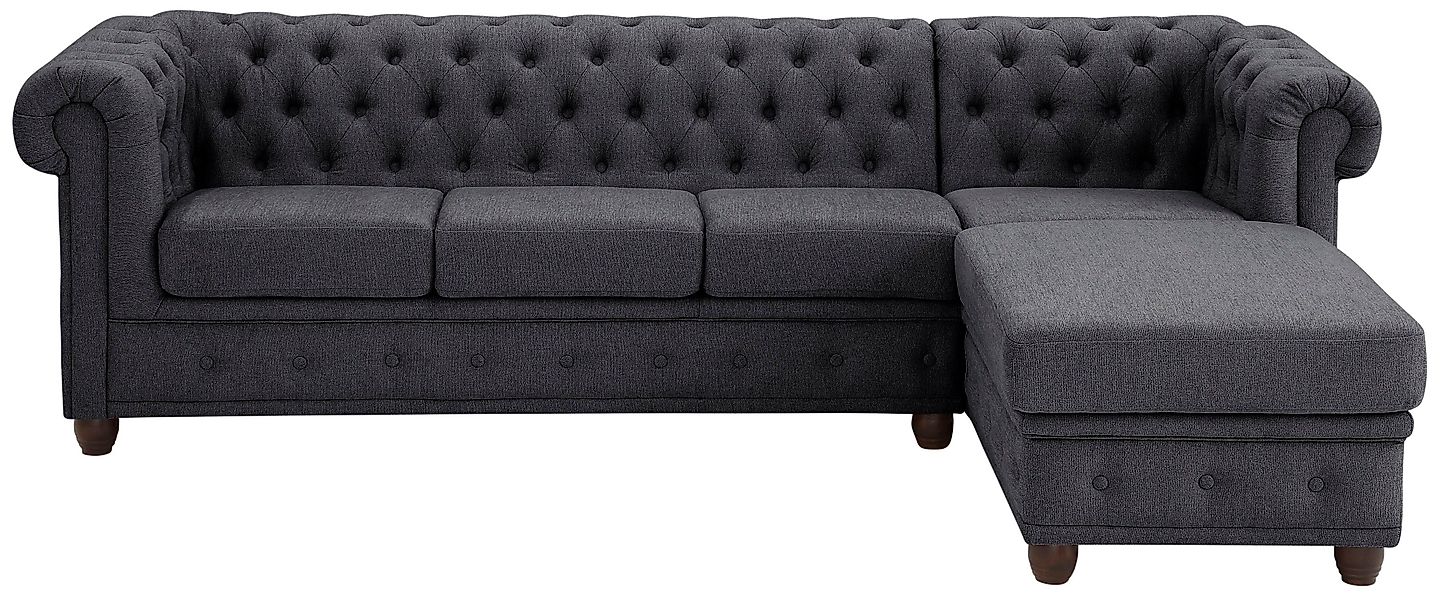 Home affaire Chesterfield-Sofa New Castle L-Form, günstig online kaufen