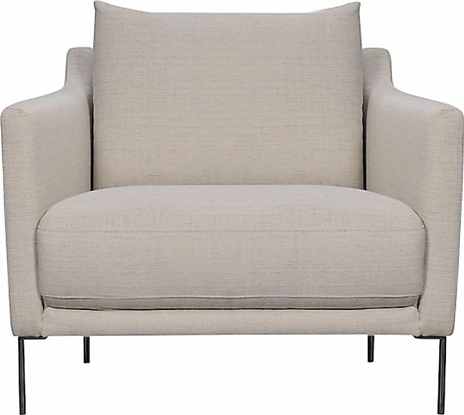 Leonique Sessel »Denver«, (1 St.), Polster Sessel, Wohnzimmer,Farbe beige, günstig online kaufen