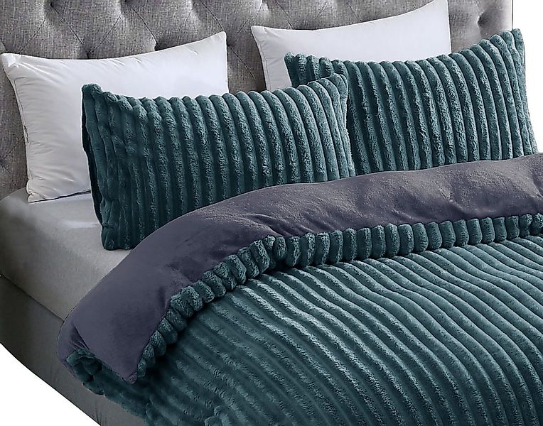 Leonado Vicenti Bettwäsche CORD Optik, Teddy Plüsch, Cashmere Touch, Fleece günstig online kaufen