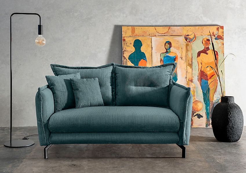 Home affaire 2-Sitzer "LAVA Breite 168 cm, modern & elegant, aktuelle Kisse günstig online kaufen