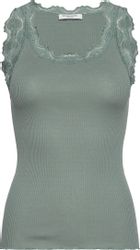 rosemunde Achseltop "Babette Seiden Top" ohne Ärmel, mit Spitze, Rundhalsau günstig online kaufen