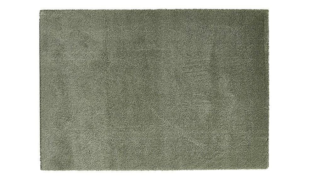 Hochfloorteppich  Soft Shaggy - grün - Synthethische Fasern - 120 cm - Scon günstig online kaufen