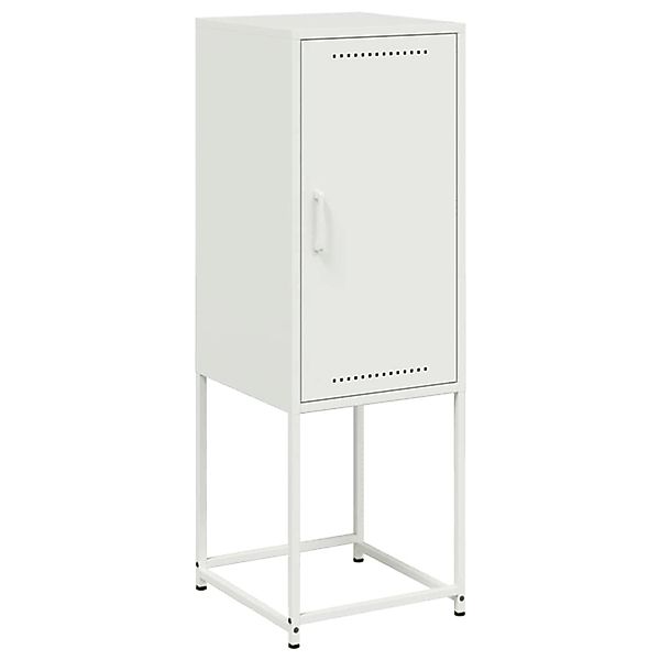 vidaXL Highboard Weiß 36x39x107 cm Stahl 846535 günstig online kaufen