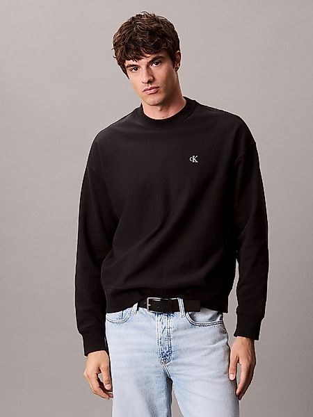 Calvin Klein Jeans Sweatshirt PRMM TRRY MNGRM CN S Mit Rundhalsausschnitt günstig online kaufen