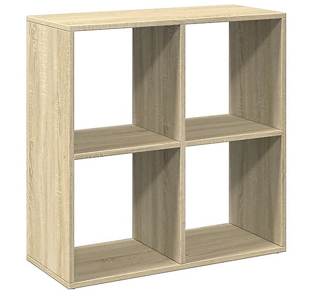 vidaXL Bücherregal Raumteiler-Bücherregal Sonoma-Eiche 69,5x29x69,5 cm, 1-t günstig online kaufen