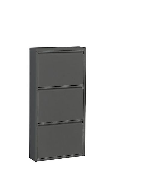 Bega Consult Schuhkipper 3 Klappen, 6 paar Schuhe, in anthrazit, Metall - 5 günstig online kaufen