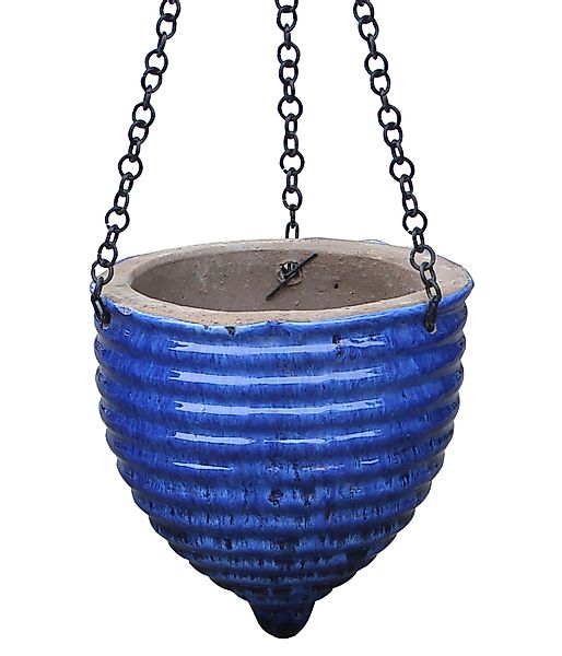 Dehner Blumenampel Hängeampel, konische Blumenampel, Keramik, günstig online kaufen
