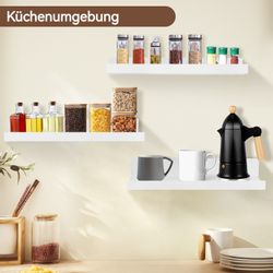 BlingBin Wandregal Wandregal Set 3 Stück,Holz, günstig online kaufen