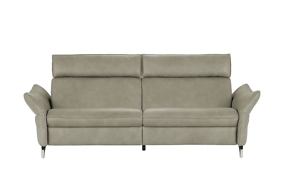 himolla Einzelsofa aus Echtleder 1926 ¦ grau ¦ Maße (cm): B: 224 H: 94 T: 9 günstig online kaufen