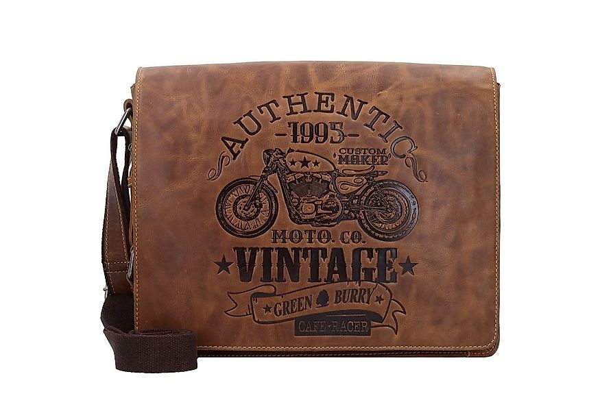 Greenburry Messenger Bag Cafe-Racer, Leder günstig online kaufen