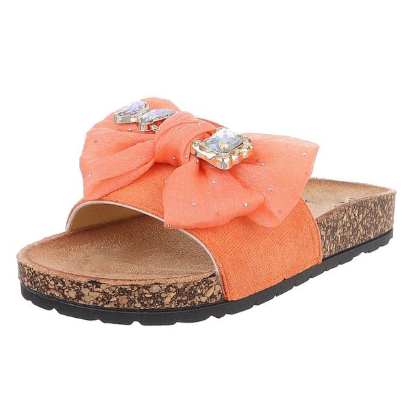 Ital-Design Elegante Damen-Sandalen mit Schleife und günstig online kaufen