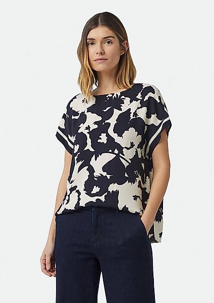 comma Kurzarmbluse Bluse Blusenshirt aus Viskose günstig online kaufen