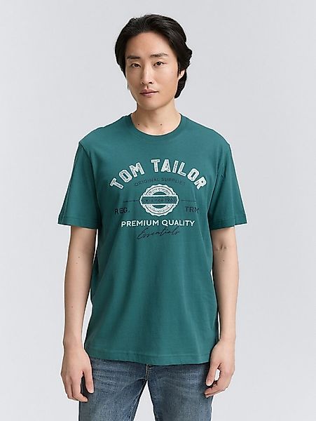 TOM TAILOR T-Shirt T-Shirt T-Shirt mit Logo-Print günstig online kaufen