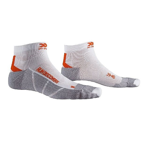 X-Socks Laufsocken Run Discovery 4.0 weiss/grau/orange Herren - 1 Paar günstig online kaufen