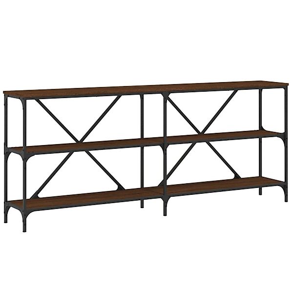 vidaXL Beistelltisch Konsolentisch Braun Eiche 180x30x75 günstig online kaufen