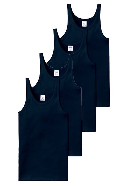 Schiesser Unterhemd 4er Pack Cotton Essentials günstig online kaufen