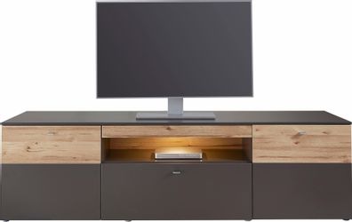 FORTE Lowboard "Como" TV-Board, LED Beleuchtung, Soft Close, Stauraum, 209, günstig online kaufen