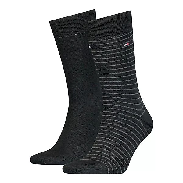 Tommy Hilfiger Small Stripe Classic Socken 2 Paare EU 43-46 Black günstig online kaufen