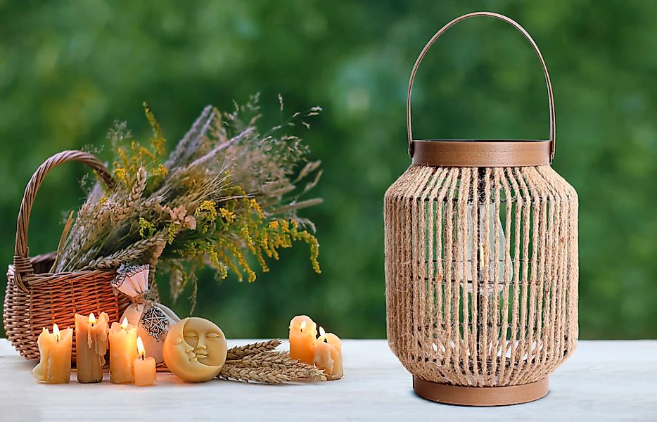 näve LED Solarleuchte "Korbinian" 1 Stk. Warmweiß Schnurbespannung, inkl. L günstig online kaufen