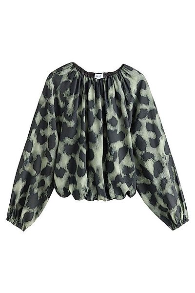 Next Langarmbluse Langärmeliges Top mit Ballonsaum (1-tlg) günstig online kaufen
