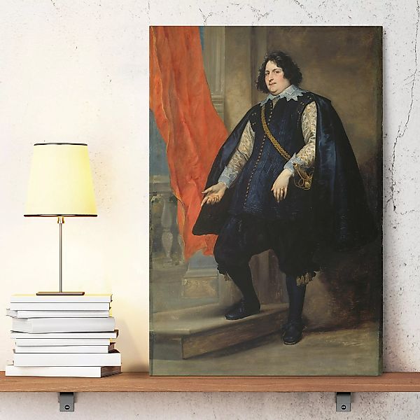 Leinwandbild Kunstdruck - Hochformat Anthonis van Dyck - Bildnis Filips de günstig online kaufen