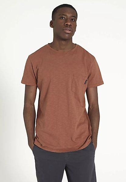 Herren T-shirt Aus Baumwolle (Bio) Mit Brusttasche | Casual T-shirt Palm günstig online kaufen