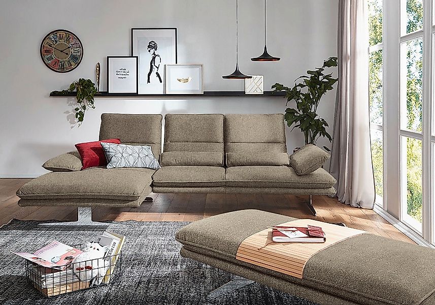 W.SCHILLIG Ecksofa "broadway, Designsofa mit tollem Sitzkomfort, L-Form" Si günstig online kaufen